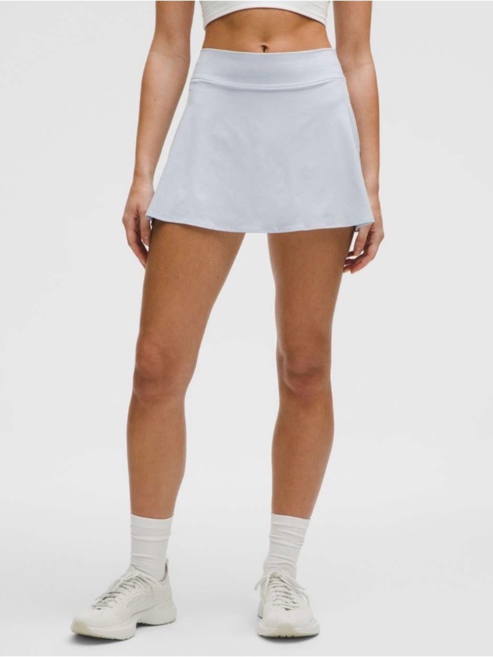 lululemon athletica Lightweight Tennis Skirt Starch Blue/Solar Grey XS